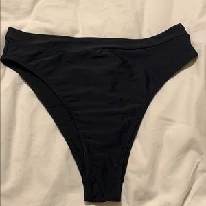 missguided high waist high leg bikini bottoms